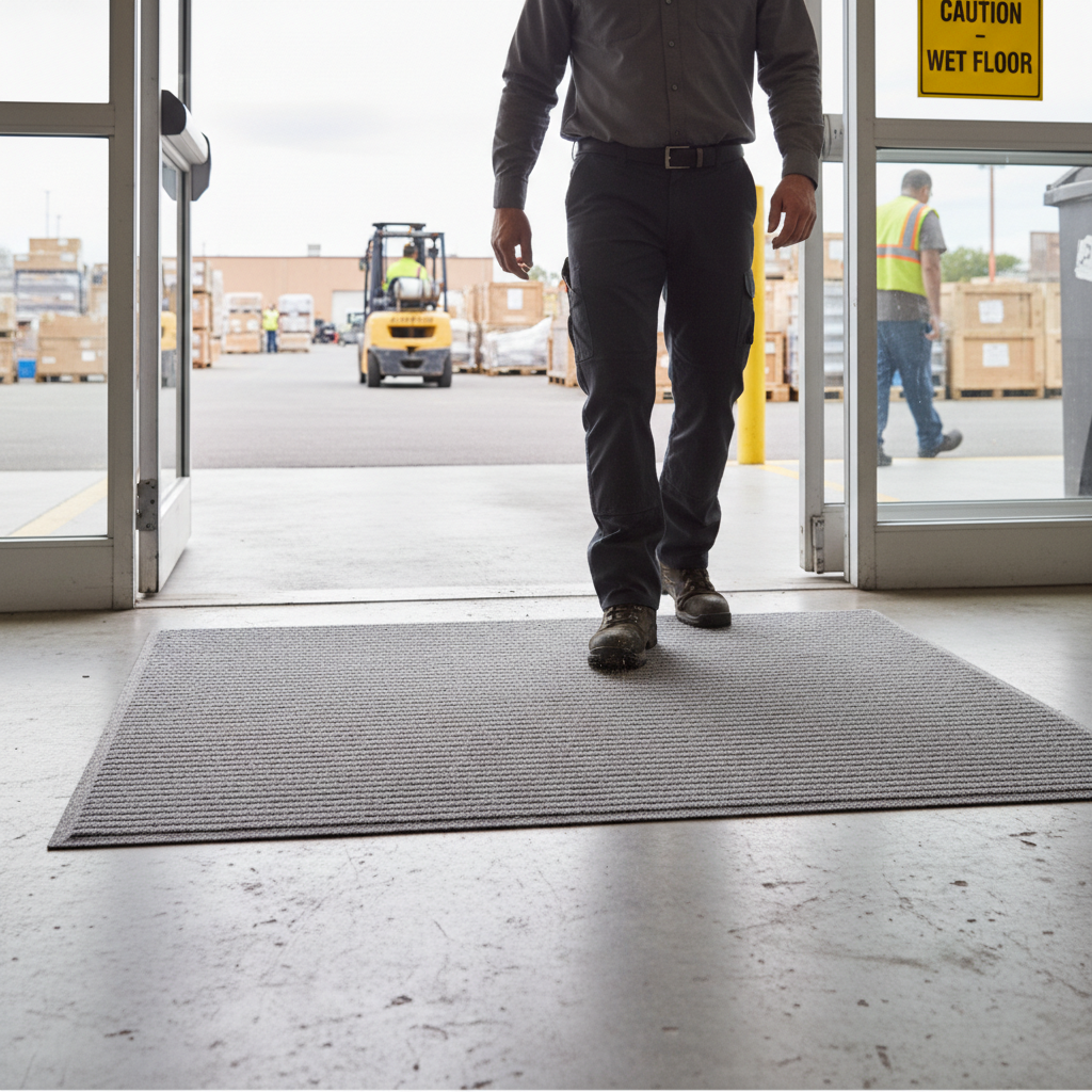 Premium Bi-Level Fashion Border Mat | Heavy-Duty Entrance Matting