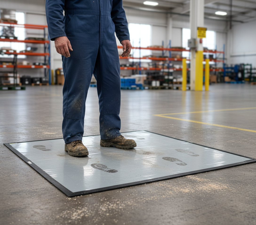 Premium Adhesive Sticky Tack Mat with Frame - Effective Dust Control for Sensitive Floors in Various Settings