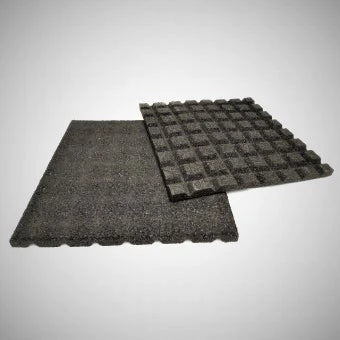 CrossFit Heavy Duty Gym Tiles | Interlocking Non-Slip Rubber Flooring | Shock Absorbing Mats for Home & Commercial Gyms | Durable, Easy Install, 30mm Thickness