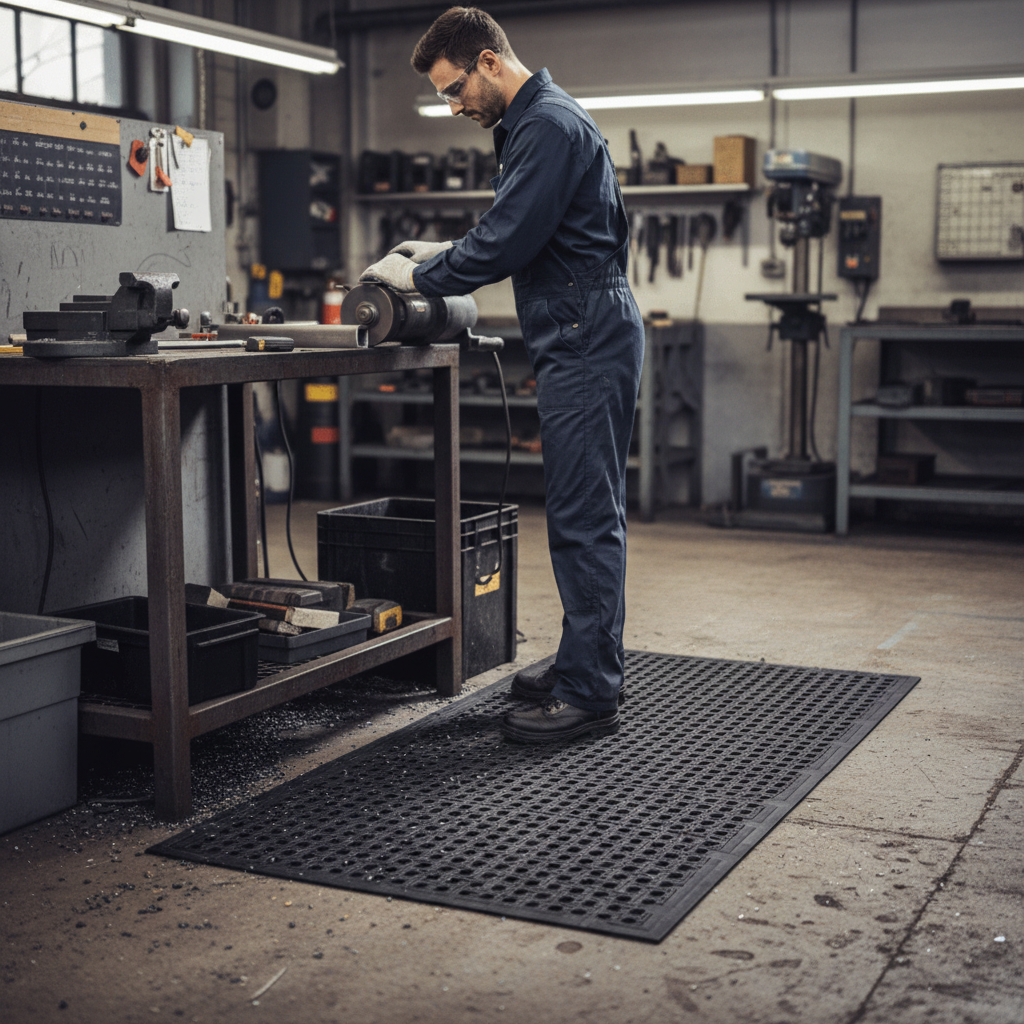 Anti-Microbial Rubber Mat UK | Premium Nitrile Comfort Matting