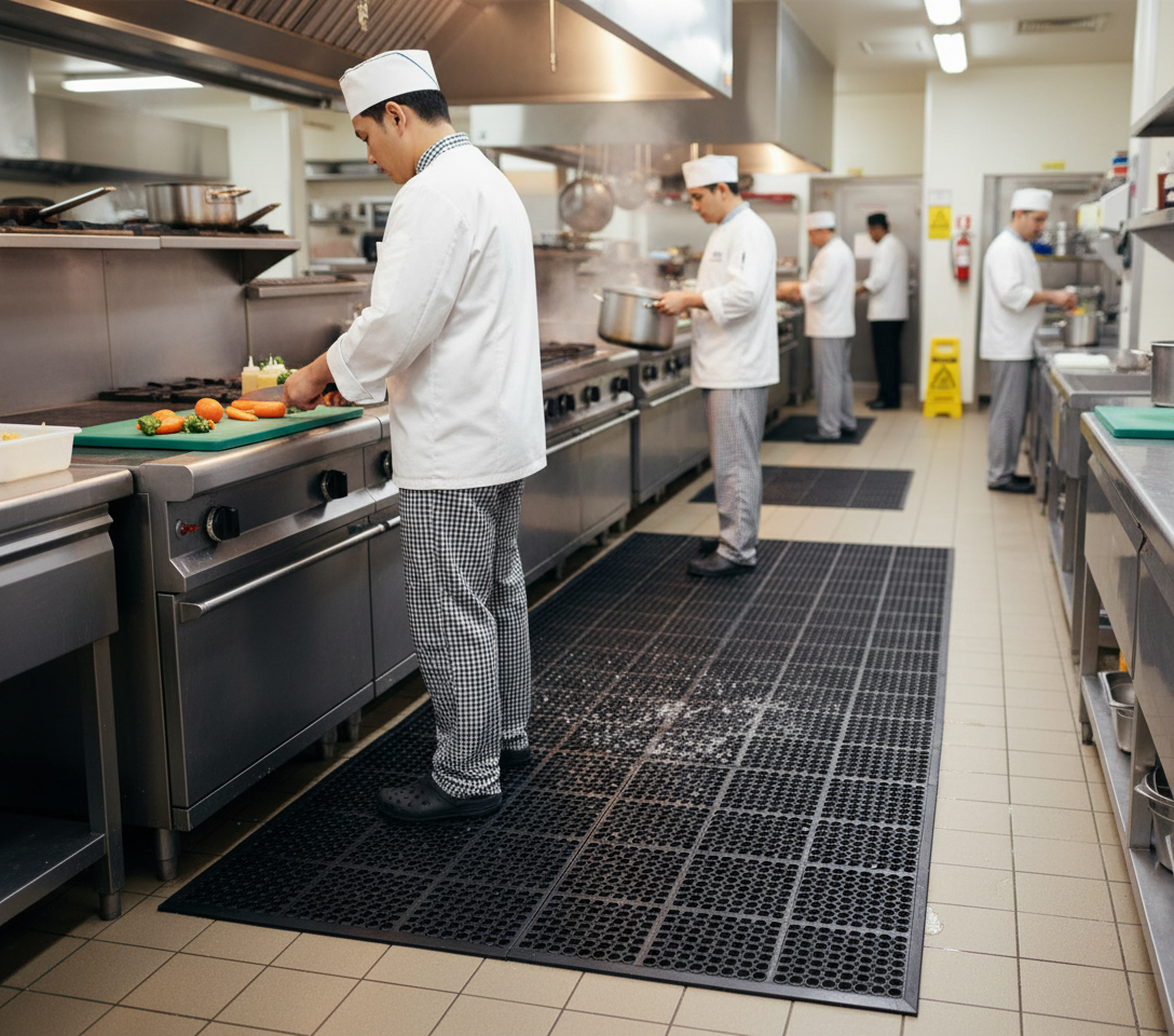 Heavy Duty Anti Slip Comfort Mat UK | Premium Ergonomic Safety Flooring