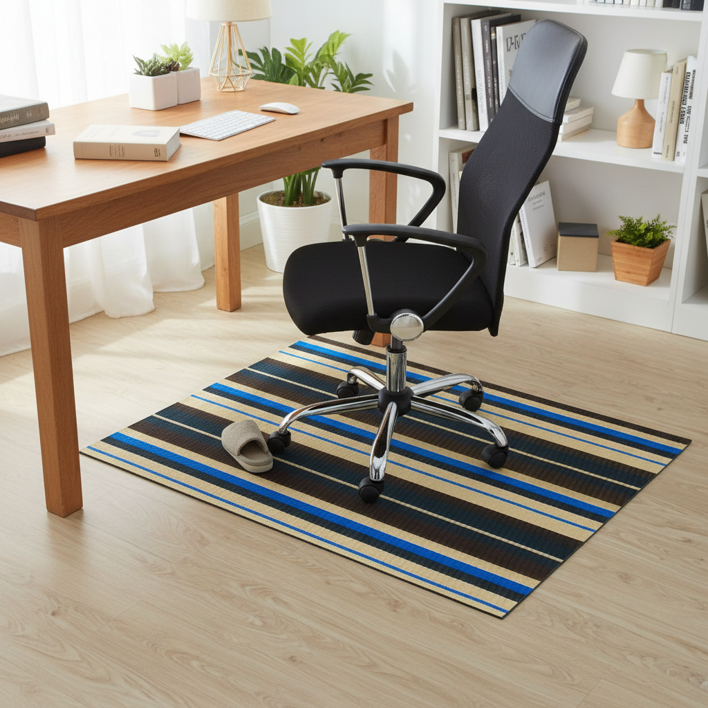 Premium All-Purpose Chair Mat for Hard Floors - Durable Vinyl Protection with Multiple Sizes and Antibacterial Features