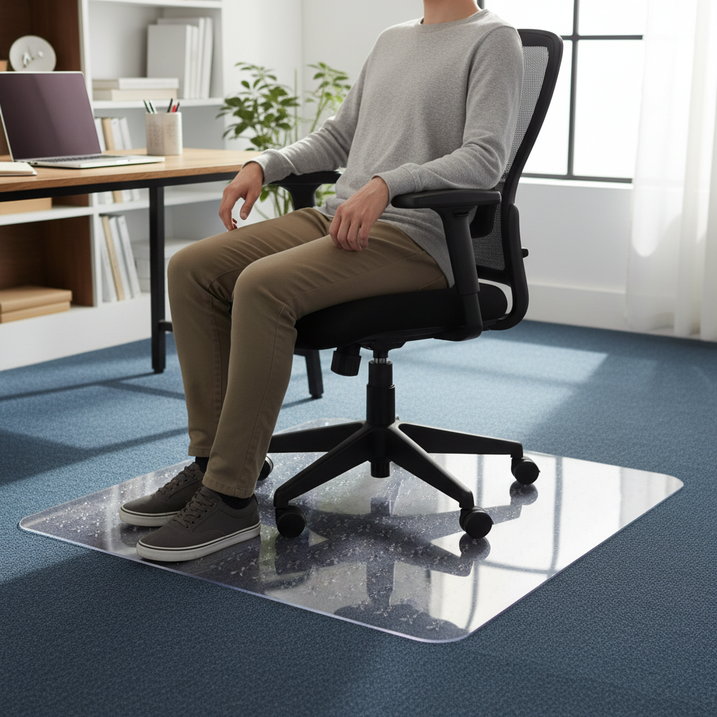 Premium Chair Mat for Low Pile Carpets UK | TrYlok Stability System