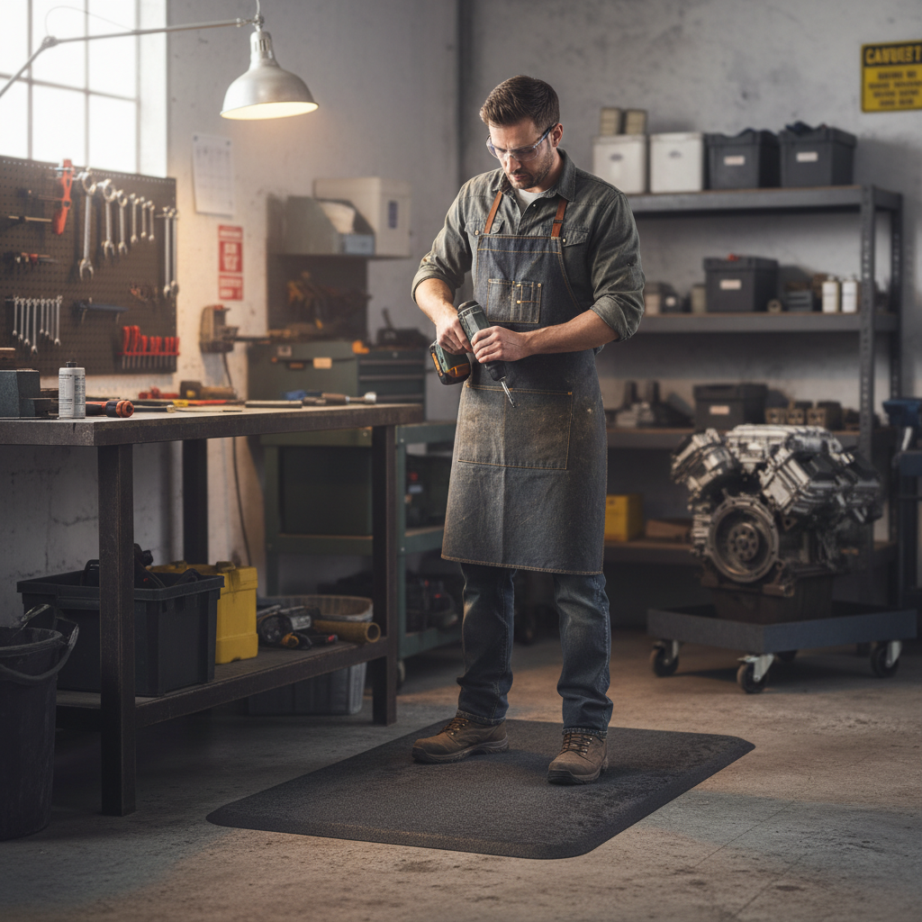 Premium Anti-Fatigue Mat 55cm x 80cm for Comfort and Support in High-Traffic Workspaces