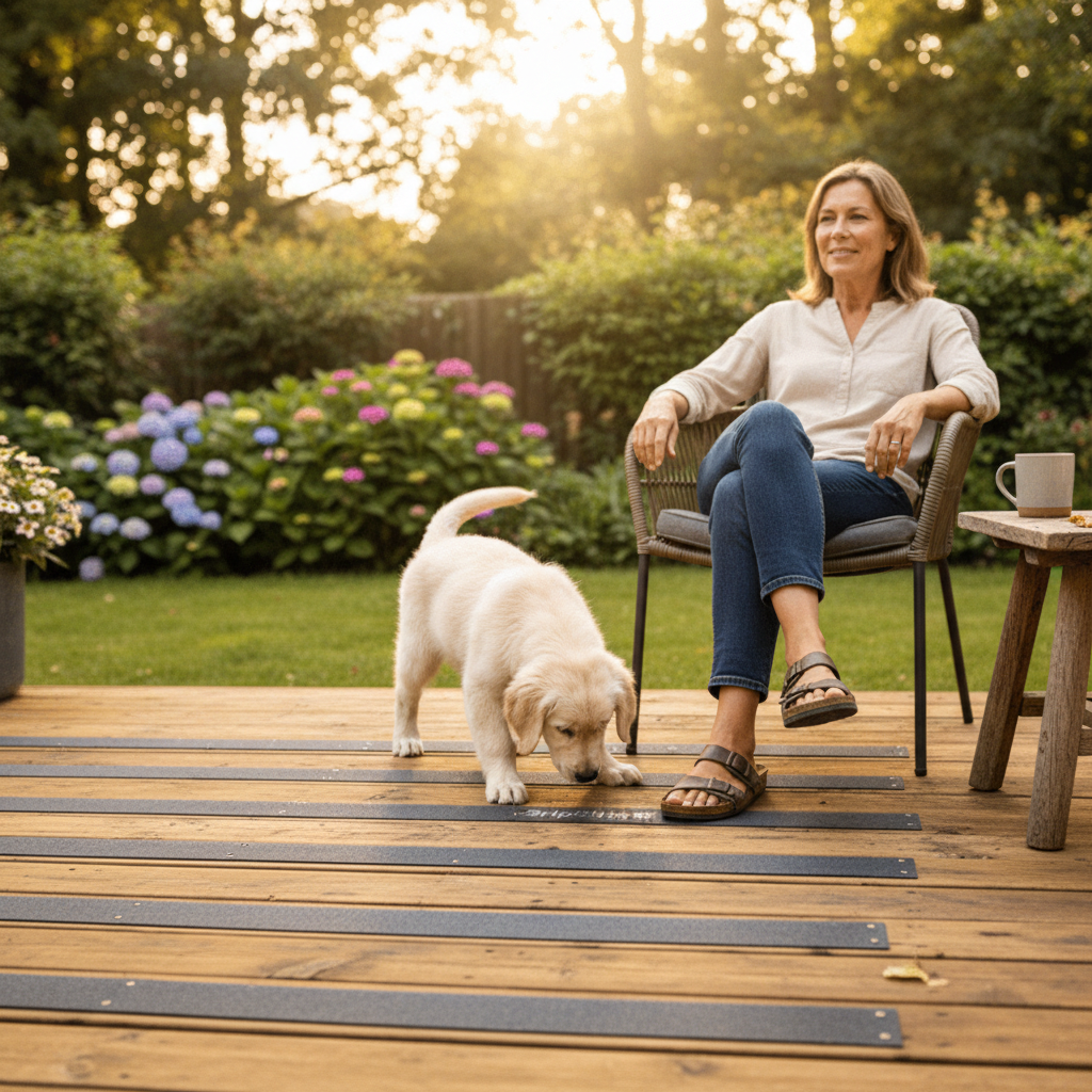 Premium High-Performance Anti-Slip Decking Strips for Safety on Wet and Slippery Surfaces - Easy Installation and Versatile Color Options