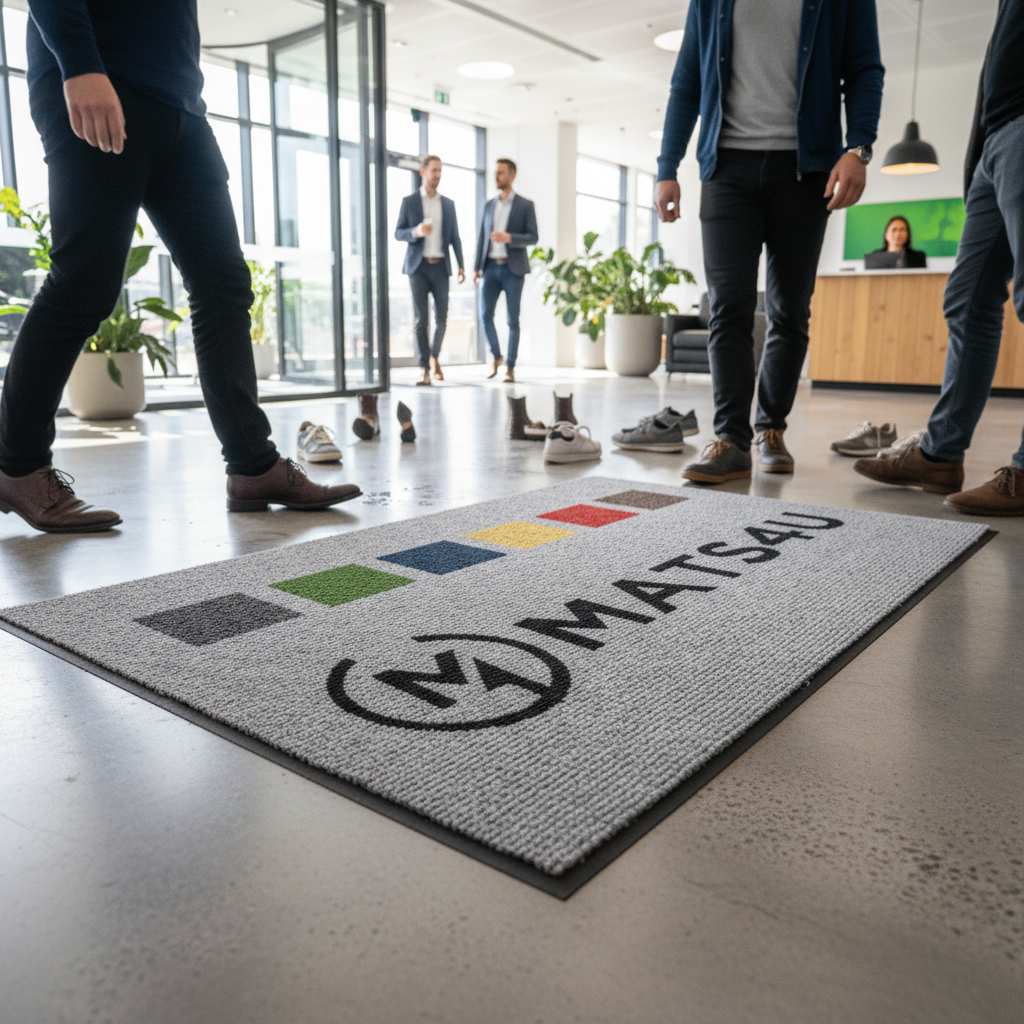 Professional Colour Brush Mat - Durable, High-Performance Floor Protection with Easy-Clean Surface