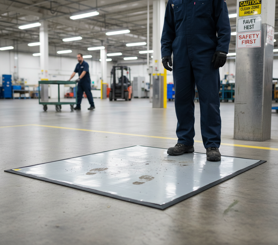 Premium Adhesive Sticky Tack Mat with Frame - Effective Dust Control for Sensitive Floors in Various Settings