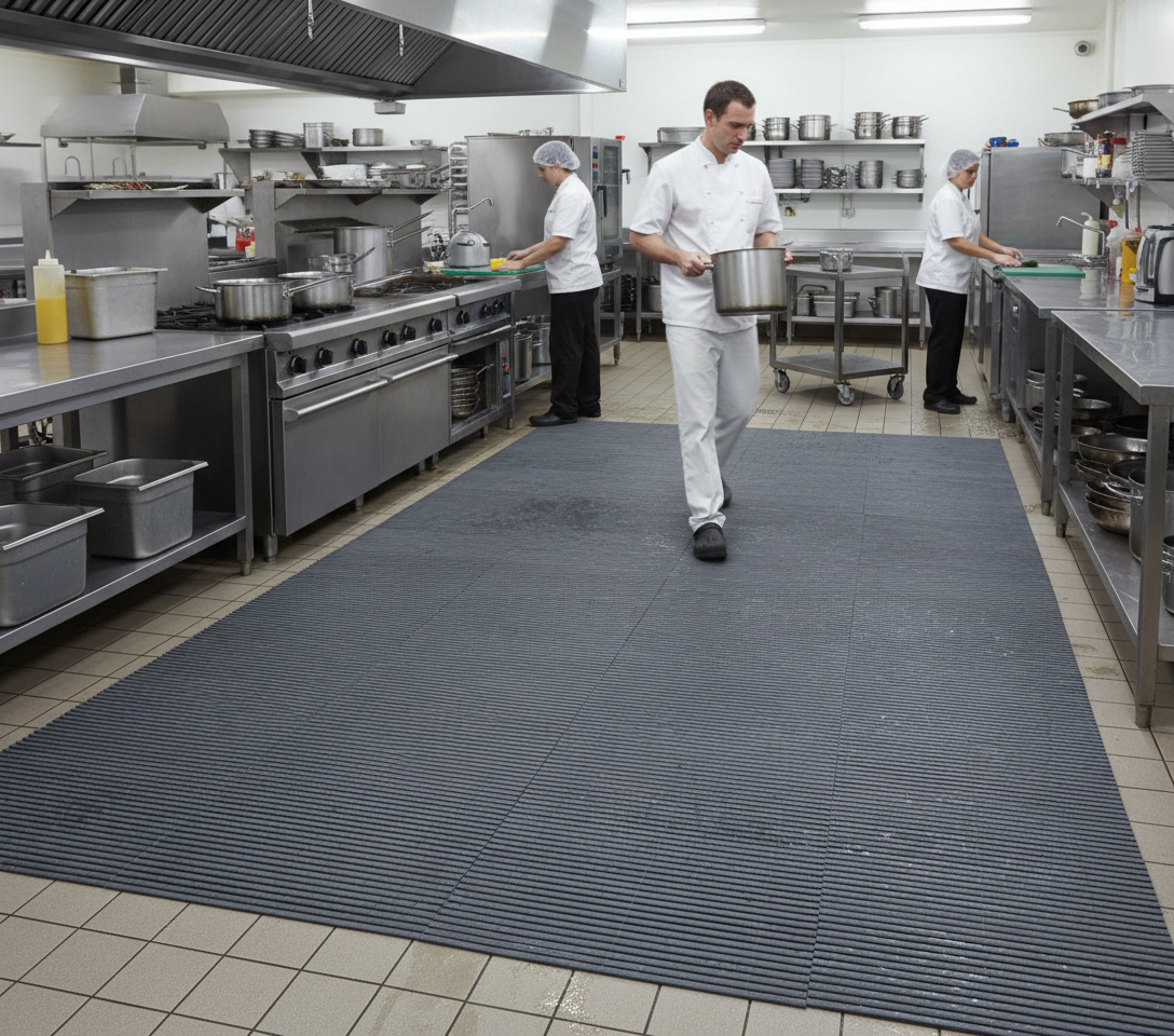 Premium Non-Slip Wet Area Mat with Multi-Directional Self-Draining Design for Safety and Hygiene in Pools and Showers