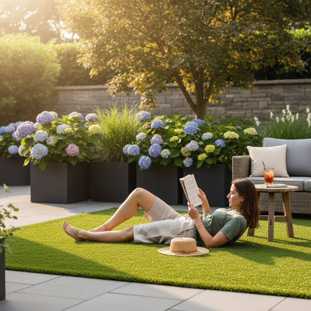 35mm Artificial Grass UK | Premium Realistic Lawn - RubberMattingCo UK