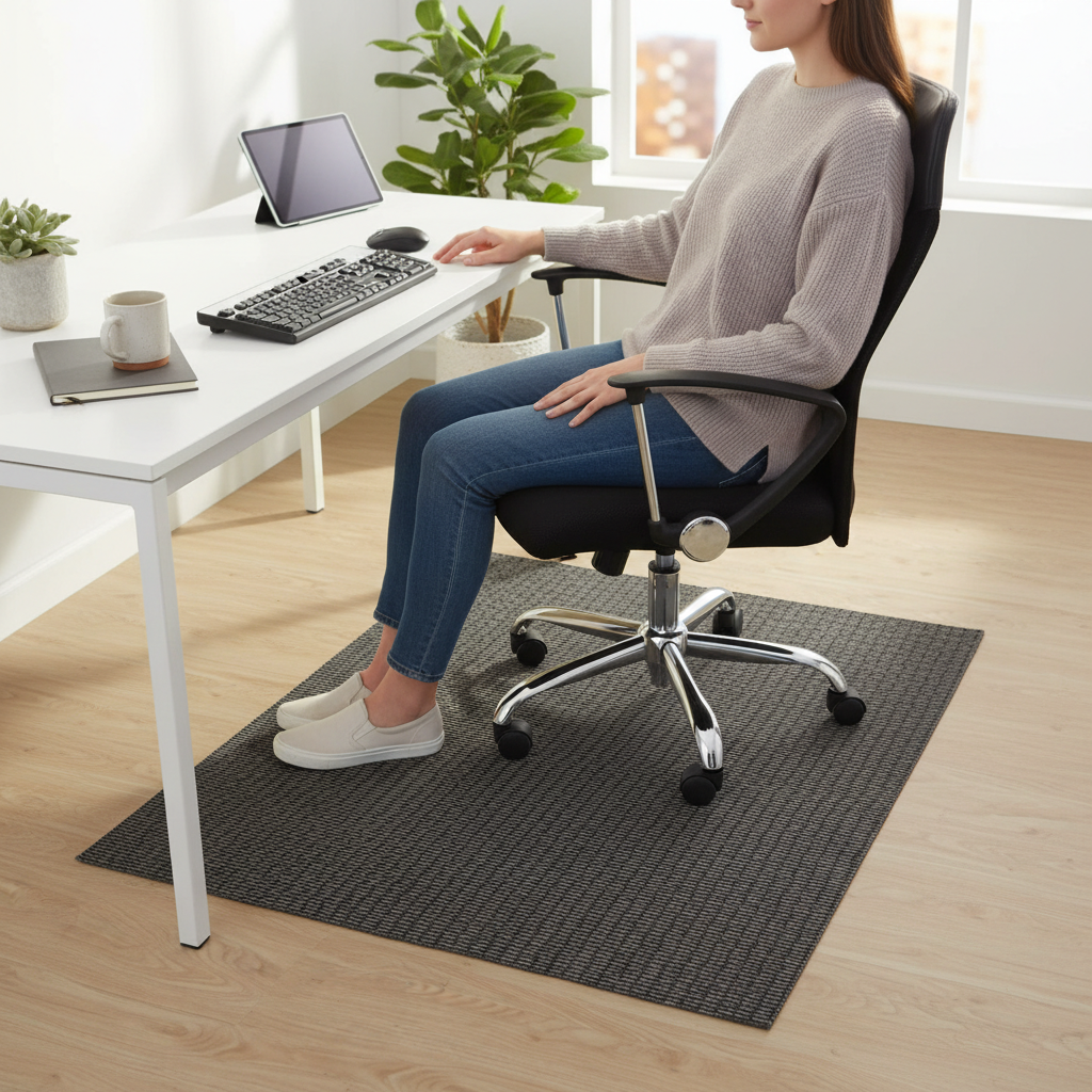Premium Chair Mat for Hard Floors - Durable Vinyl Protection for Office and Home Use with Multiple Sizes