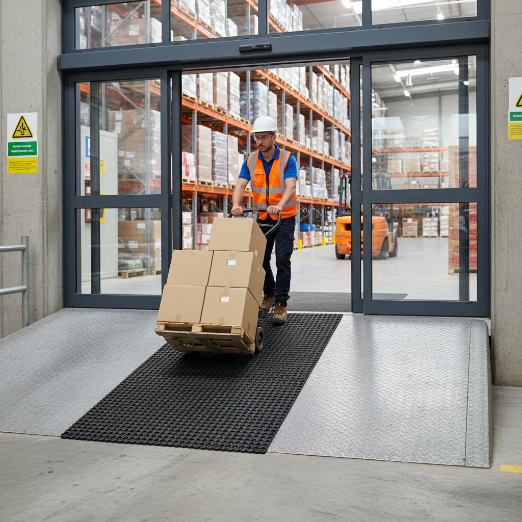 Heavy Duty Anti-Slip Rubber Mat UK | Premium Drainage System