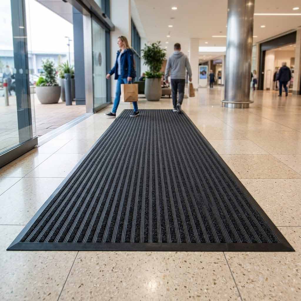 Premium Heavy Duty Entrance Mats with Flexible PVC for Moisture and Dirt Control in High-Traffic Areas