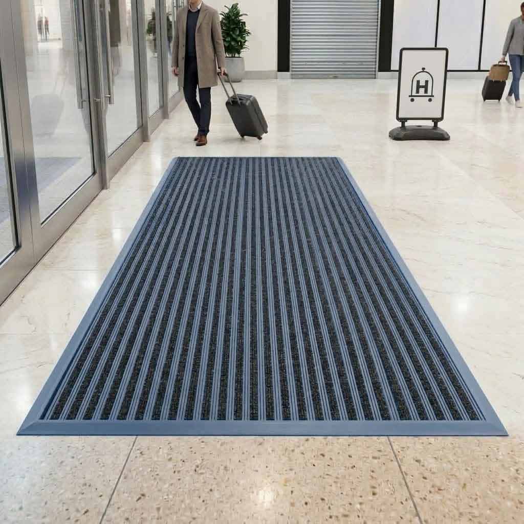 Premium Heavy Duty Entrance Mats with Flexible PVC for Moisture and Dirt Control in High-Traffic Areas