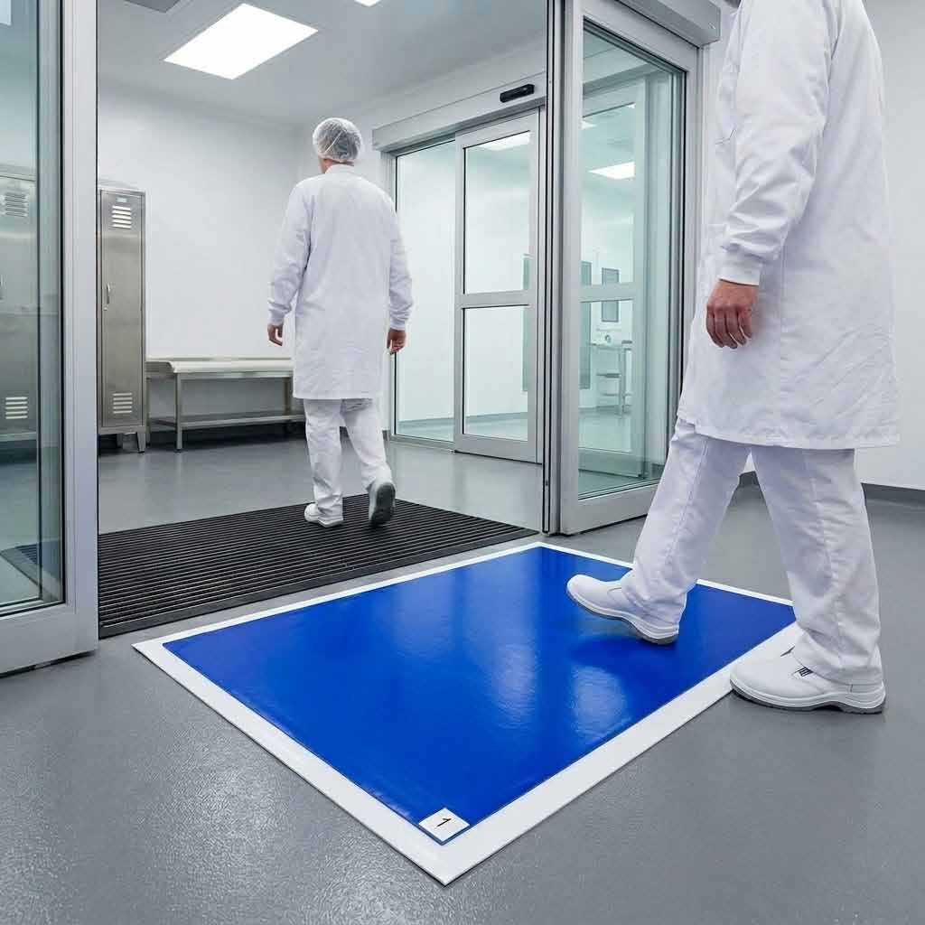 Professional Clean-Step Tacky Mat for Hygiene Control in Sensitive Areas - Multiple Sizes Available