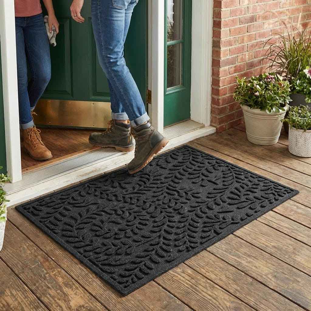 Premium Heavy Duty Doormats with Slip-Resistant Backing - Ideal for Indoor and Outdoor Use, Eco-Friendly Materials, and Timeless Designs