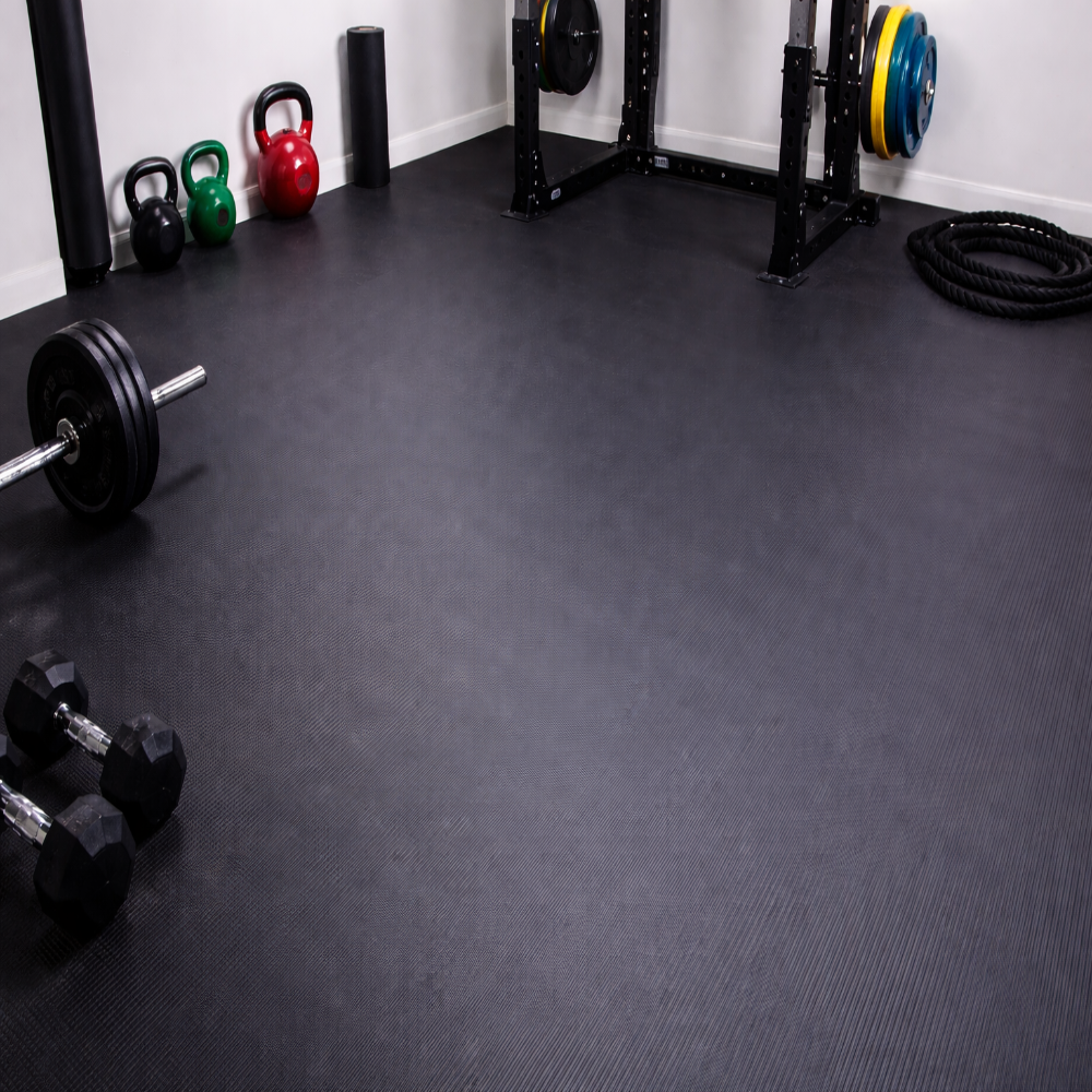 Premium Heavy Duty Ribbed Rubber Roll Matting for Slip Resistance and Floor Protection in Commercial and Industrial Applications
