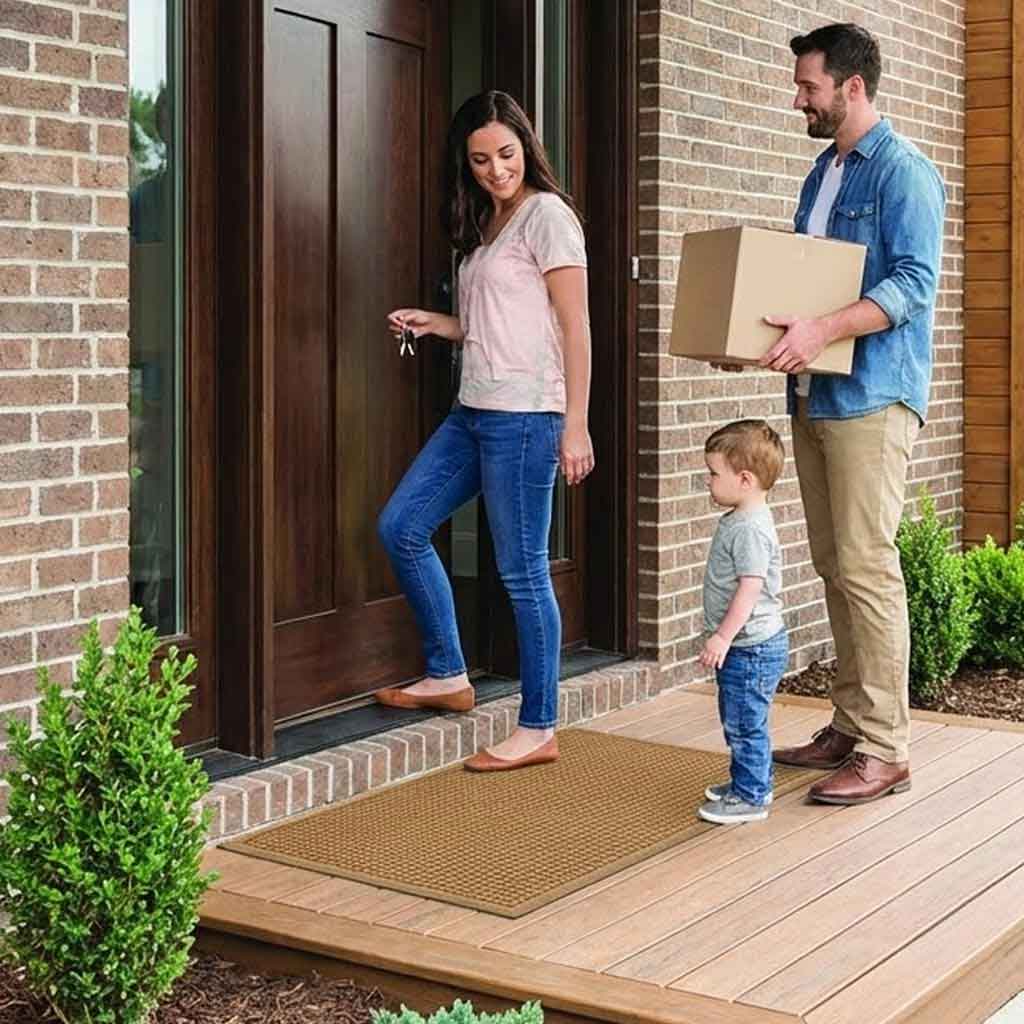 Premium Heavy Duty Doormats with Slip-Resistant Backing - Ideal for Indoor and Outdoor Use, Eco-Friendly Materials, and Timeless Designs