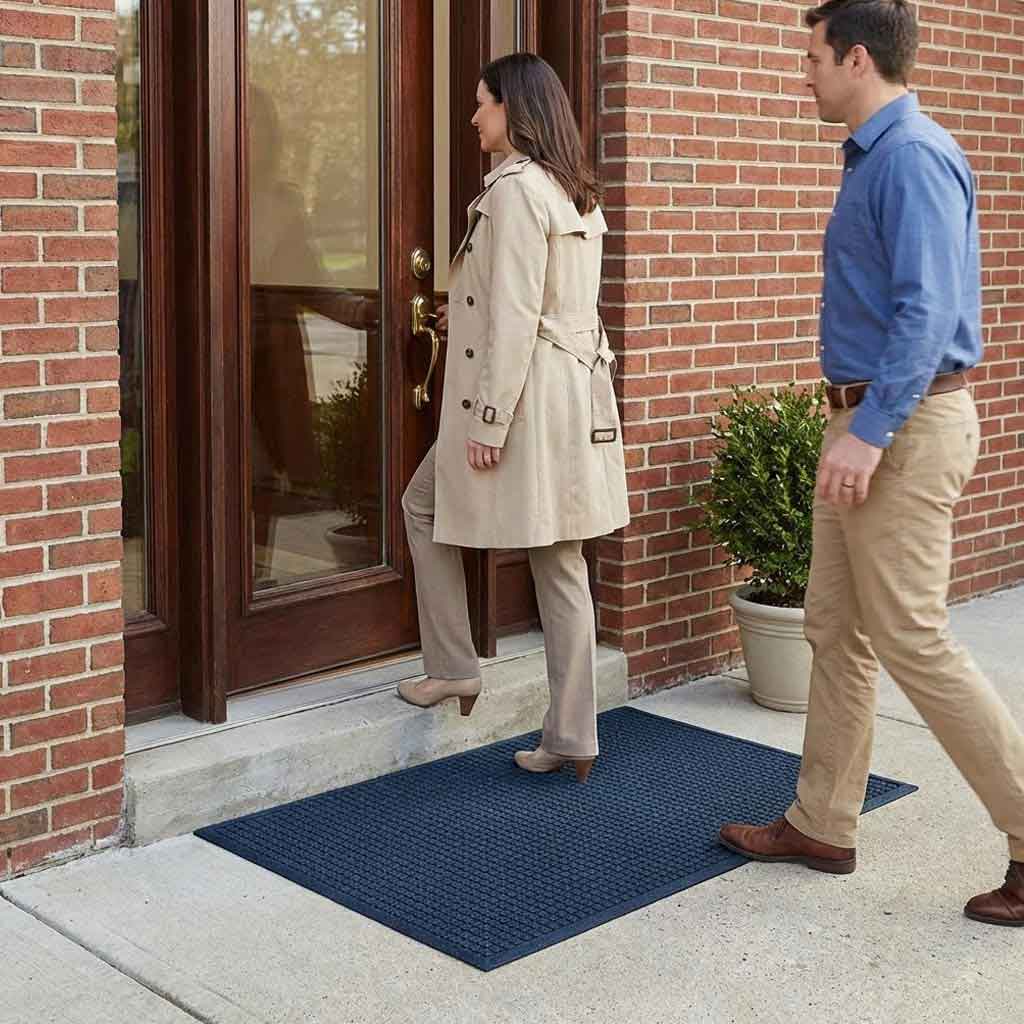Premium Heavy Duty Doormats with Slip-Resistant Backing - Ideal for Indoor and Outdoor Use, Eco-Friendly Materials, and Timeless Designs