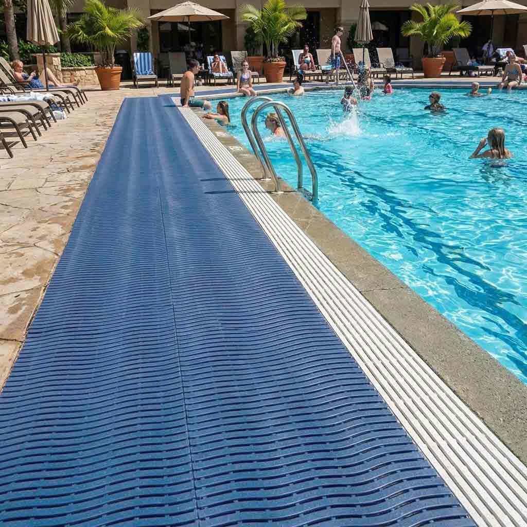 Anti-Microbial Wet Area Mats UK | Premium Barefoot Safety Matting for Pools & Showers