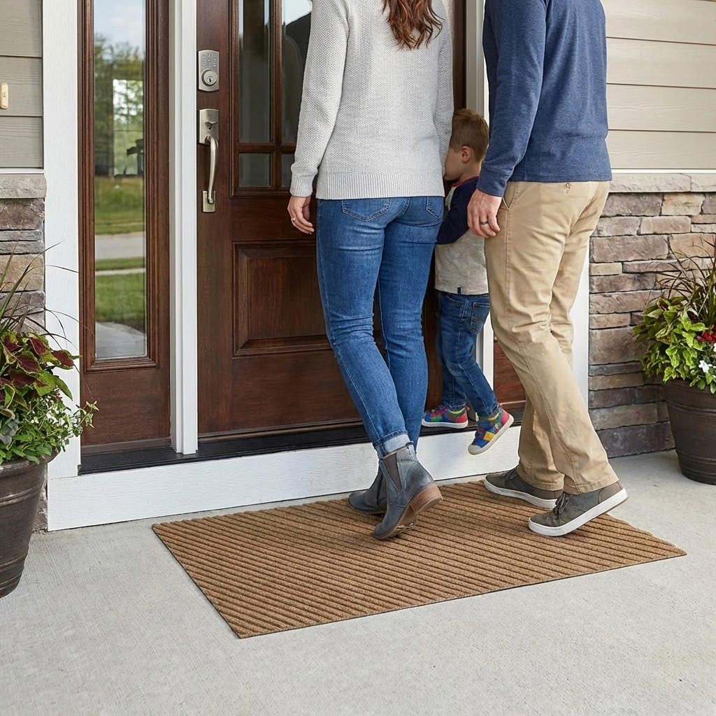 Heavy Duty Rubber Doormat UK - Premium Non-Slip Entrance Mat