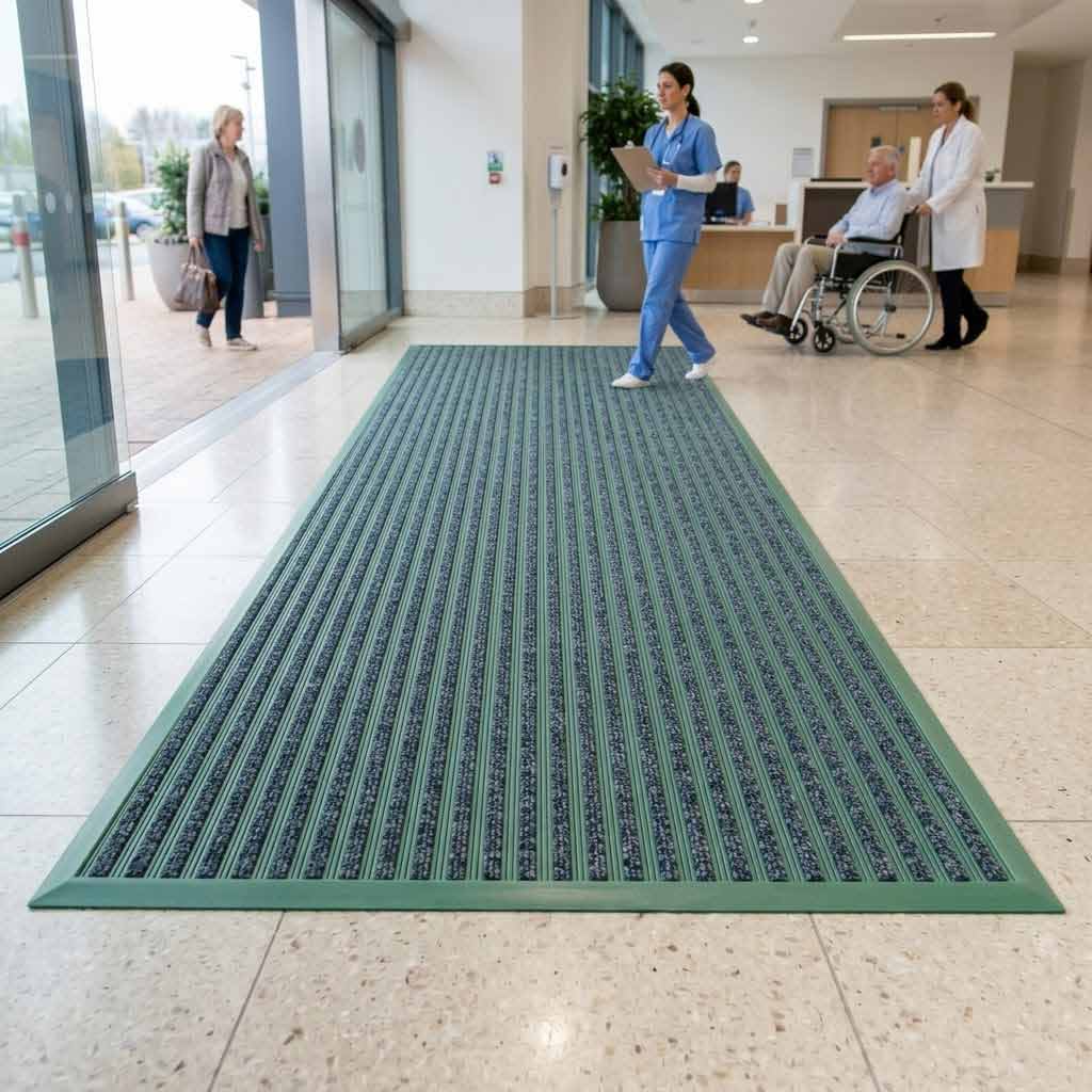 Premium Heavy Duty Entrance Mats with Flexible PVC for Moisture and Dirt Control in High-Traffic Areas