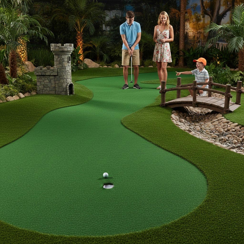 Premium Short-Pile Artificial Grass in Seven Vibrant Colours for Decorative and Functional Use