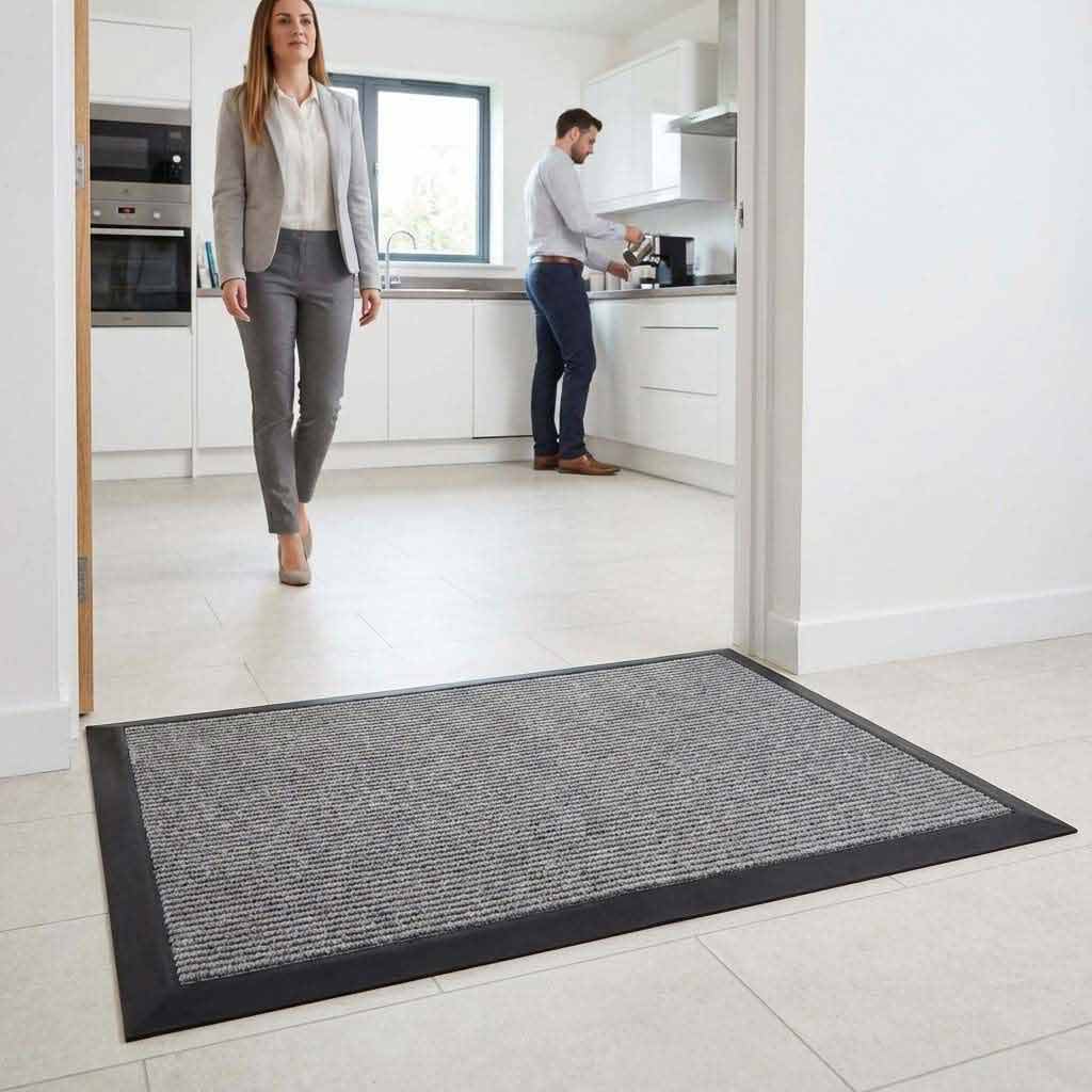 Premium Colour Brush Mat UK | Heavy-Duty Entrance Matting with Ramping Edge