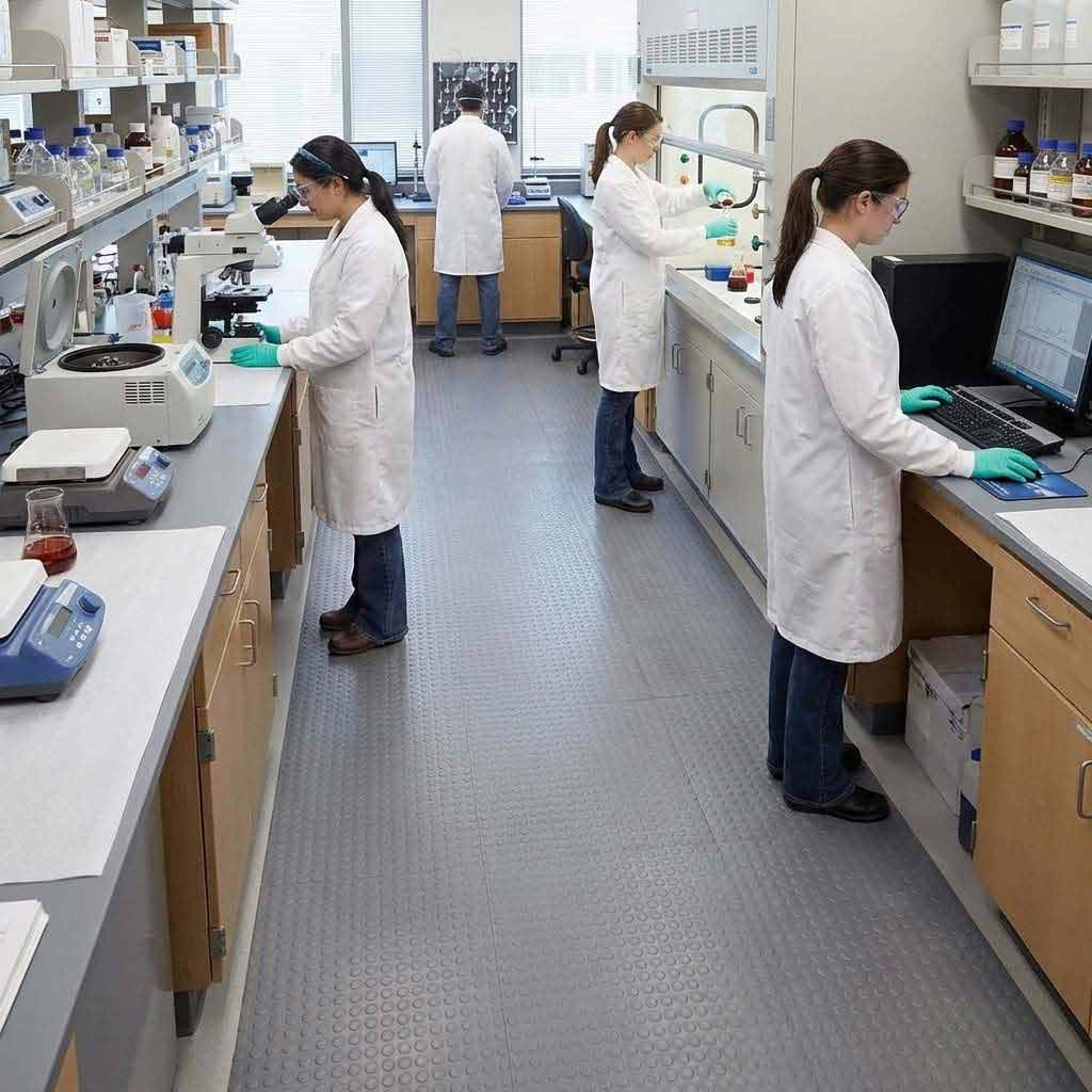 Heavy Duty Dot Rubber Matting UK | Premium Non-Slip Flooring