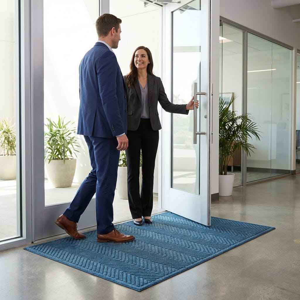 Premium Heavy Duty Doormats with Slip-Resistant Backing - Ideal for Indoor and Outdoor Use, Eco-Friendly Materials, and Timeless Designs