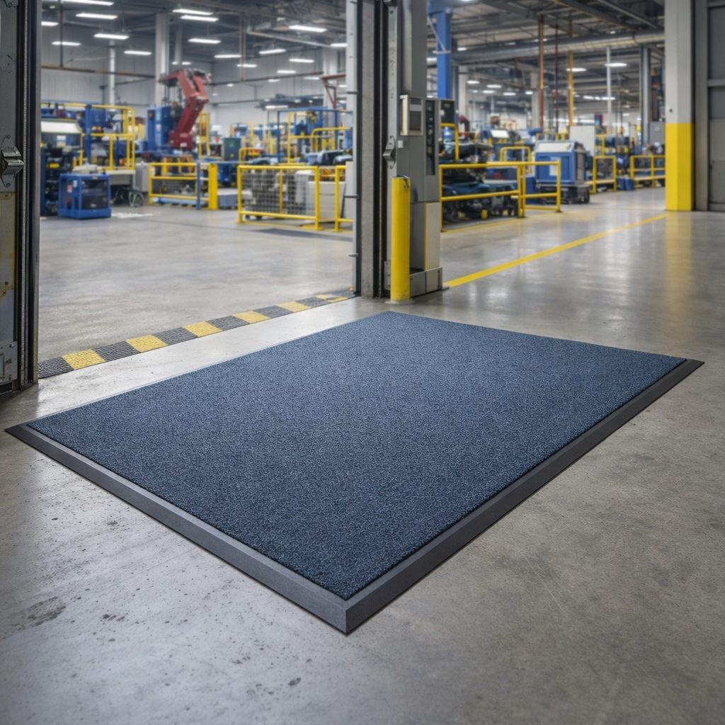 Premium Colour Brush Mat UK | Heavy-Duty Entrance Matting with Ramping Edge