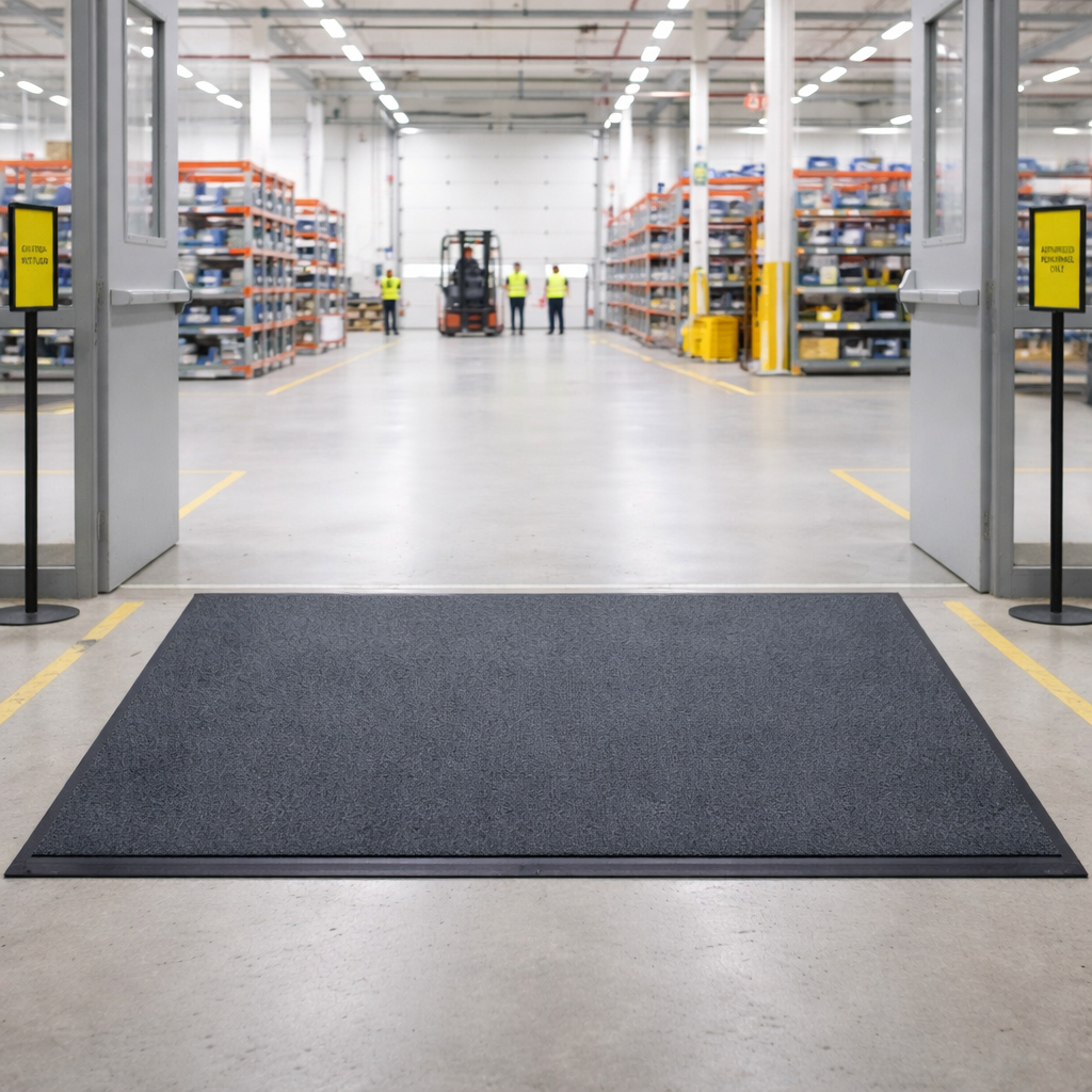 Premium Heavy Duty Entry Mat for Indoor and Outdoor Use - Durable, Non-Slip Design with Easy Maintenance