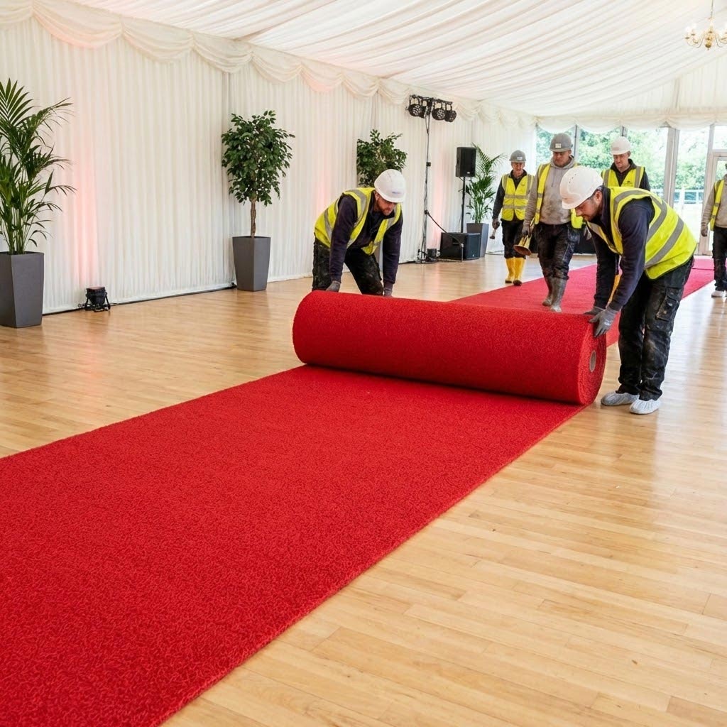 Premium Heavy Duty Spaghetti Trax Mat for Construction and Industrial Use - Slip Resistant, UV Resistant, and Customizable