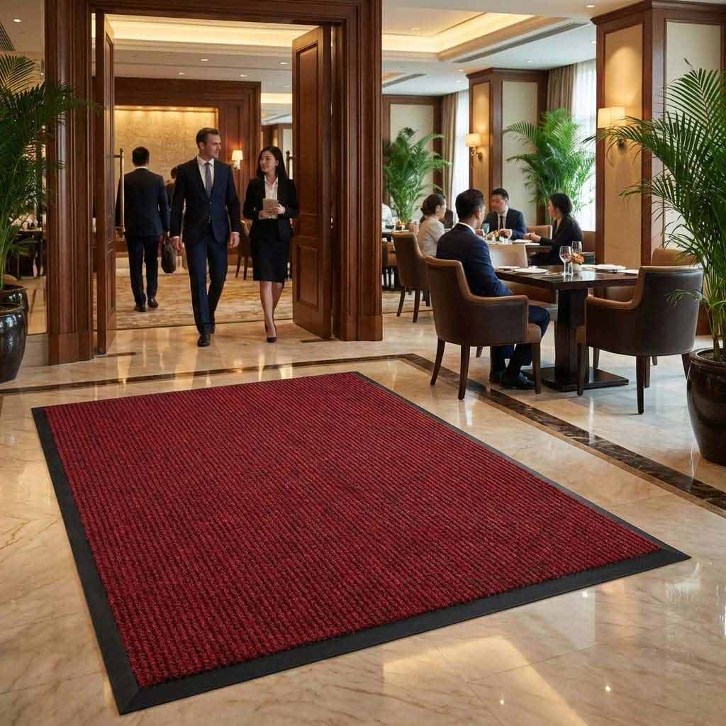 Premium Colour Brush Mat UK | Heavy-Duty Entrance Matting with Ramping Edge