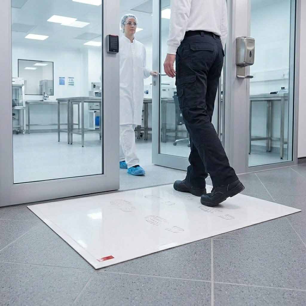 Professional Clean-Step Tacky Mat for Hygiene Control in Sensitive Areas - Multiple Sizes Available