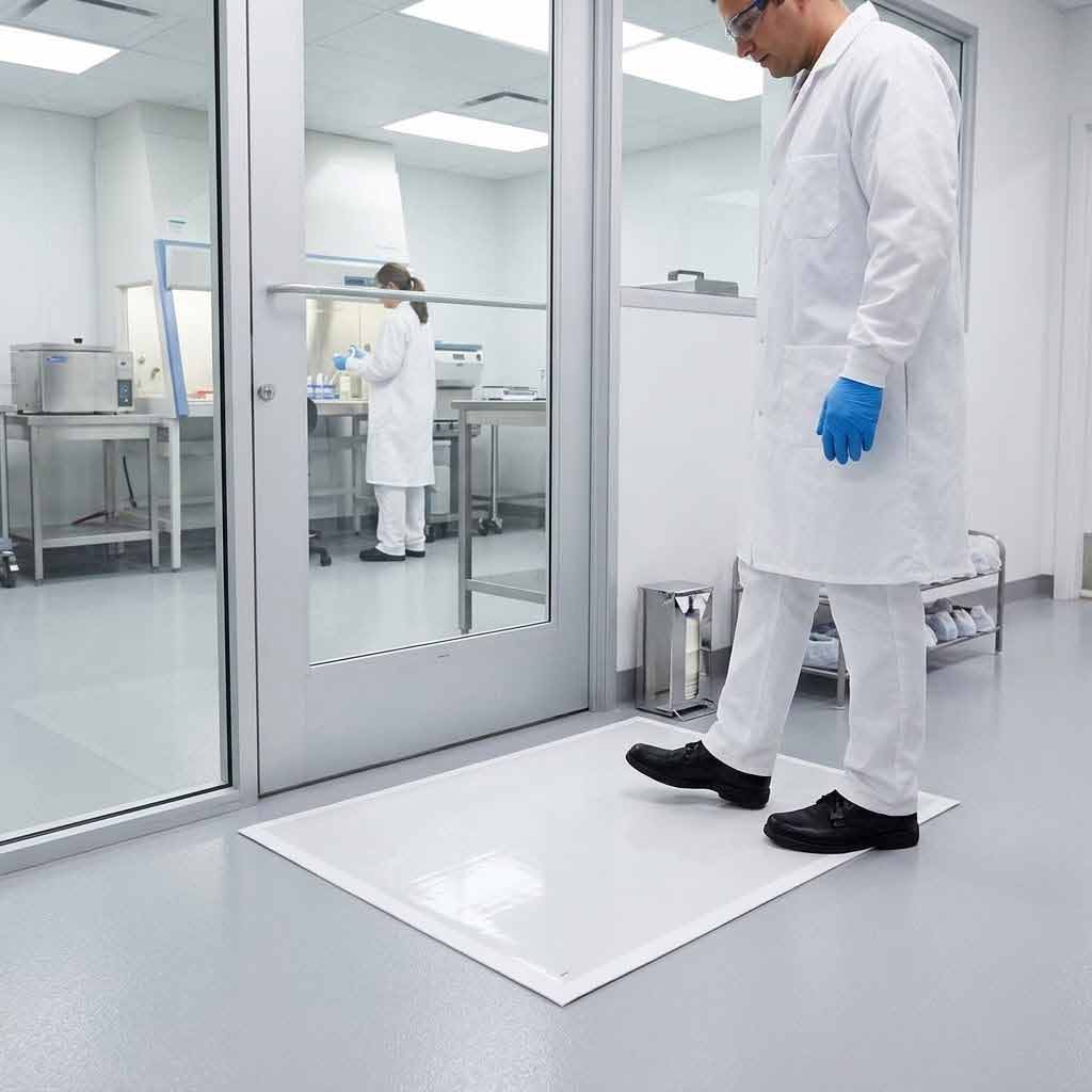 Professional Clean-Step Tacky Mat for Hygiene Control in Sensitive Areas - Multiple Sizes Available