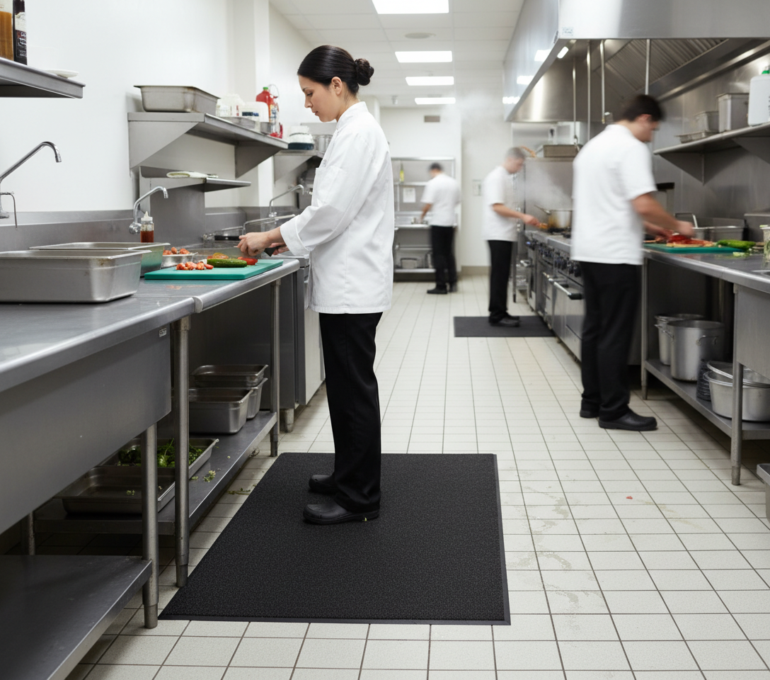 Premium Heavy Duty Tri Grip Standard Entrance Mat with Durable Nylon and SBR Rubber Backing for High Foot Traffic Areas