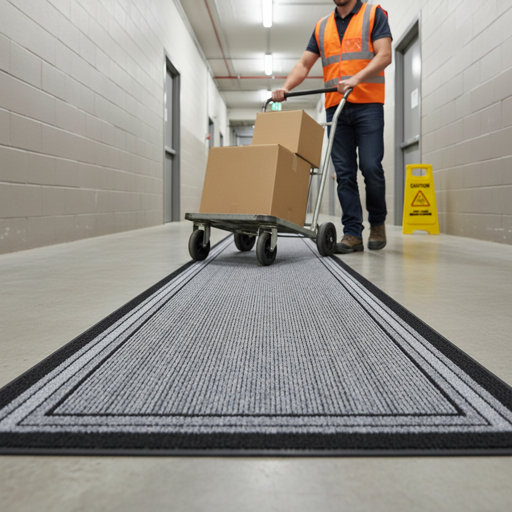 Premium Durable Striped Hallway Mat - Stylish, High-Performance Solution for High-Traffic Areas, 67cm Width