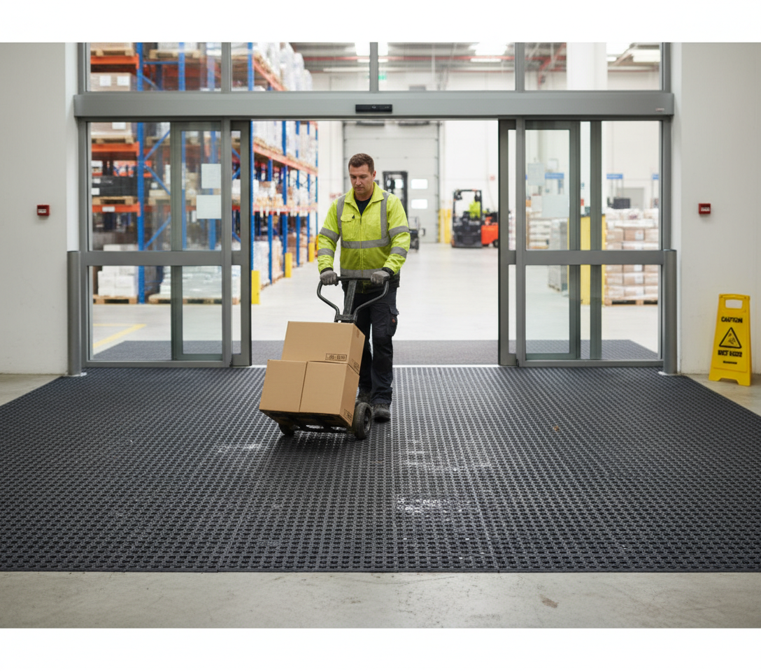 Premium Custom Size Entry Matting for Safe and Clean Floors - Durable, Slip-Resistant, and Easy to Install