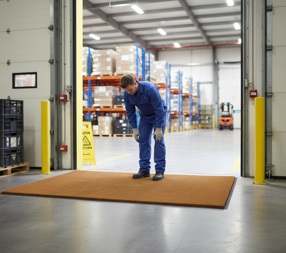 Premium Heavy Duty Custom Size 17mm Coir Matting for Effective Dirt Trapping and Moisture Control