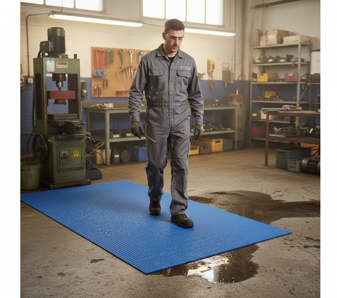 Premium Light Duty Non-Slip Roll Mats for Workplace Safety and Comfort - Custom Sizes Available