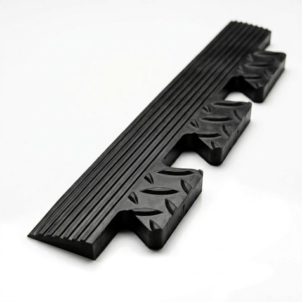Premium Non-Slip CheckerTile Garage Matting - Heavy Duty Shock Absorbing Vinyl Tiles for Ultimate Floor Protection
