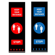 Anti-Slip Social Distancing Floor Mats - Slip Not Co Uk