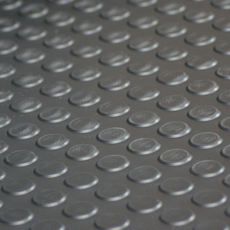 Circular Pattern Rubber Matting Roll - Slip Not Co Uk