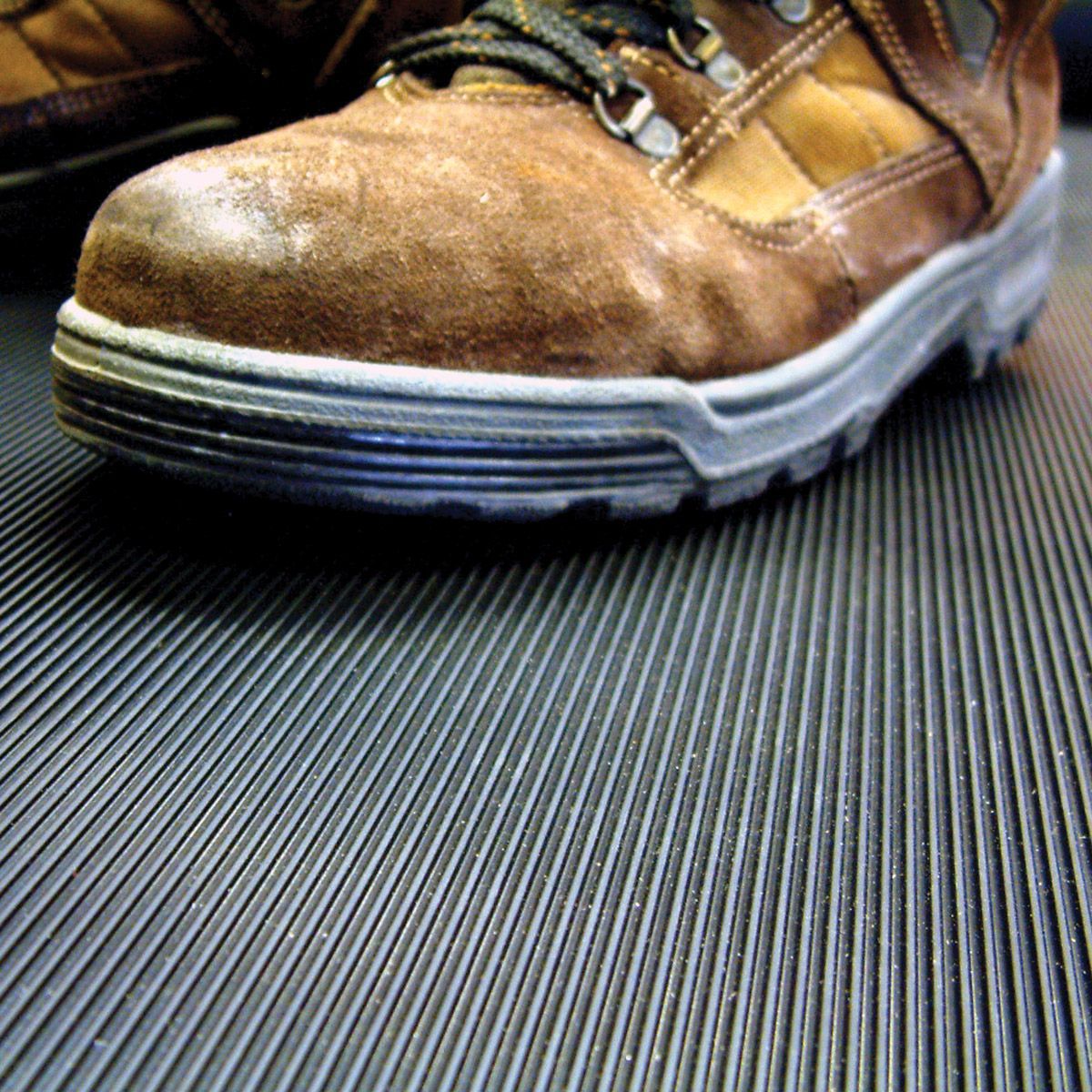 Non Slip Rubber Matting Ribbed Heavy Duty - Slip Not Co Uk