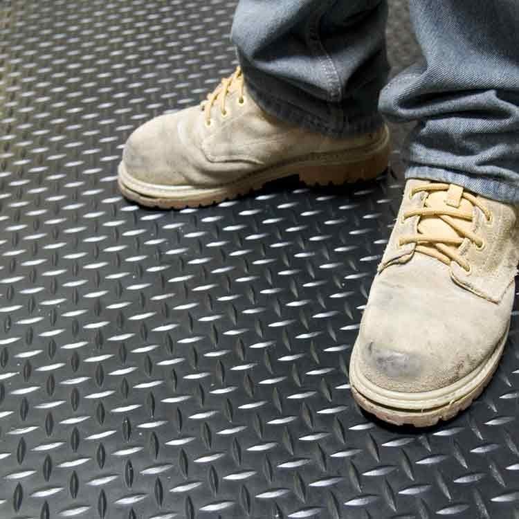 Non Slip Diamond Tread Safety Flooring Heavy Duty - Slip Not Co Uk
