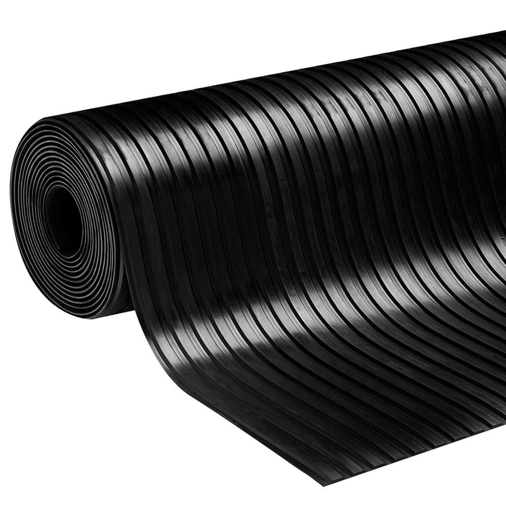 Non Slip Flat Rib Rubber Matting Heavy Duty - Slip Not Co Uk