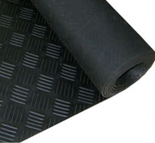Checker Plate Non Slip Rubber Flooring - Slip Not Co Uk