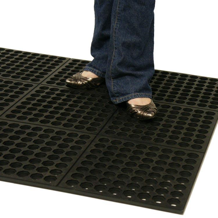 Interlock Rubber Kitchen Mats - Slip Not Co Uk