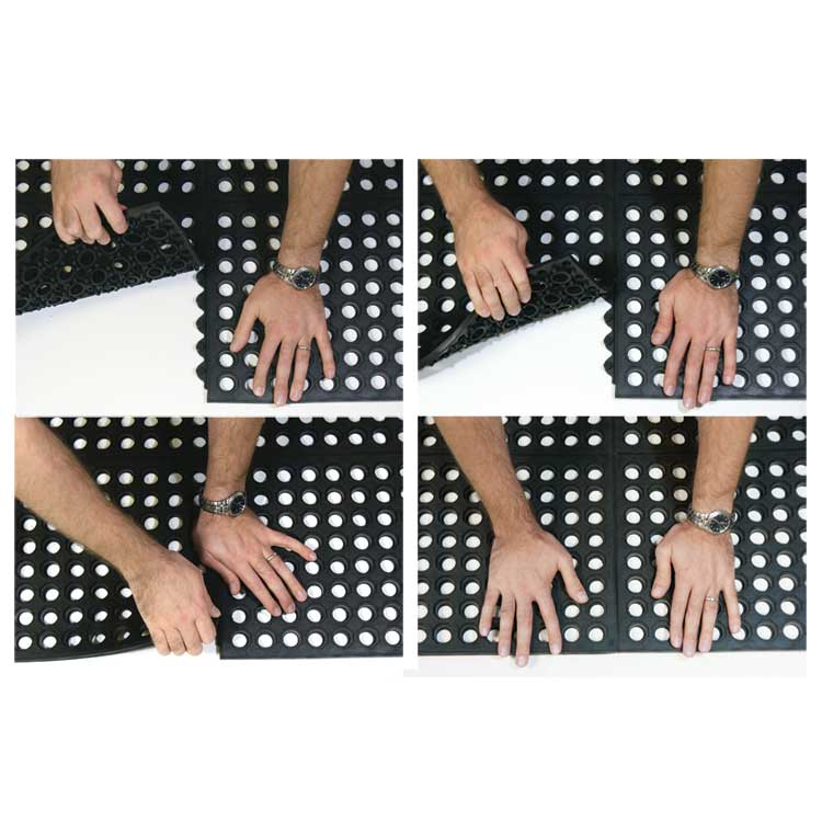 Interlocking Commercial Kitchen Mats - Slip Not Co Uk