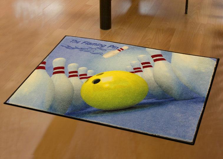 Printed logo mats Your logo or message Choice of Thirteen sizes - Slip Not Co Uk